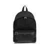 Saint Laurent Black Nylon Backpack In Black