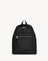 Saint Laurent Urban Style Backpack Featuring Multiple Elements In Black