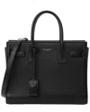 Saint Laurent Black Grained Calfskin Leather Baby Sac De Jour Souple  (authentic Pre-loved)