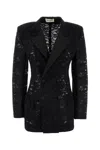 Saint Laurent Double-breasted Jacket In Wool