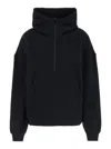 Saint Laurent Camionneur Molleton Hoodie In Black