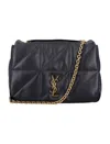 Saint Laurent Black Jamie 4.3 Medium Shoulder Bag In Black