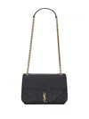 Saint Laurent Women Mini Jamie 4.3 Chain Bag In Lamb Leather In Black