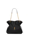 Saint Laurent Jamie 4.3 Shopping Tote Bag In Quilted Leather In Black