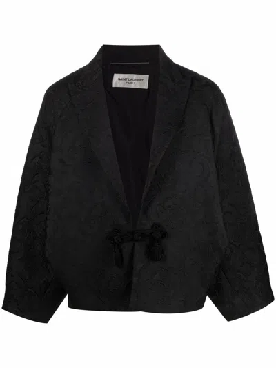 コート Saint Laurent OUTERWEAR (827736YCQN2) bomber jacket in nubuck | Saint Laurent | YSL US