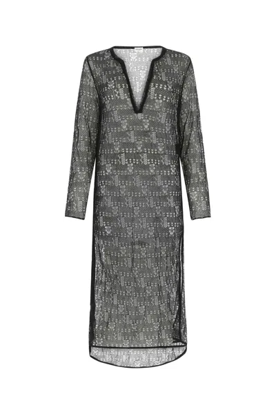 Saint Laurent Black Lace Dress