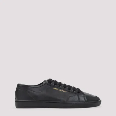 SAINT LAURENT BLACK LACE UP SNEAKERS