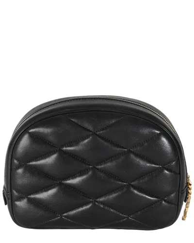 Saint Laurent Black Lambskin Lolita Cosmetic Pouch (authentic Pre-loved)