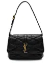Saint Laurent Black Lambskin Monogram Le 57 Hobo (authentic Pre-loved)