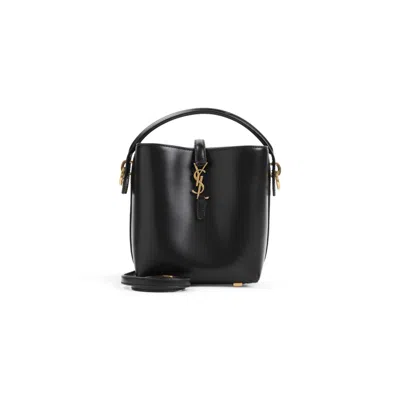 Saint Laurent Black Le 37 Mini Bucket Bag