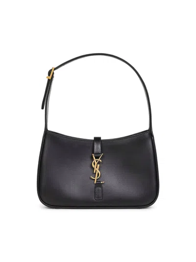 Saint Laurent Black Le 5 À 7 Hobo Bag