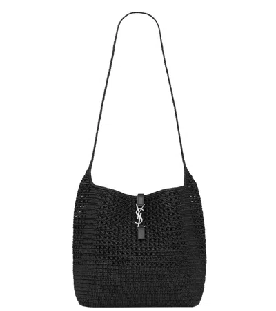 Saint Laurent Black Le 5 A 7 Medium Tote