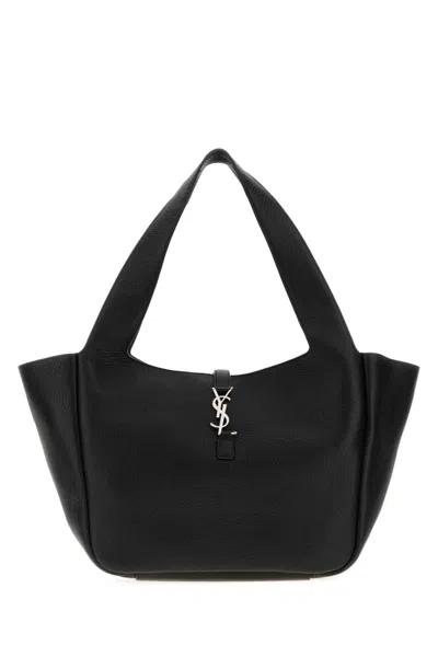 Saint Laurent Black Le 5a7 Bea Tote