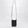 Saint Laurent Black Leather 5 To 7 Mini Bag