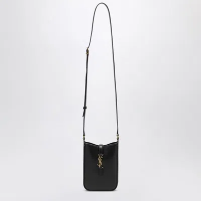 Saint Laurent Black Leather 5 To 7 Mini Bag Women