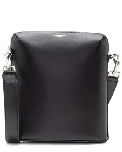 Saint Laurent Black Leather Aidan Crossbody (authentic Pre-loved)
