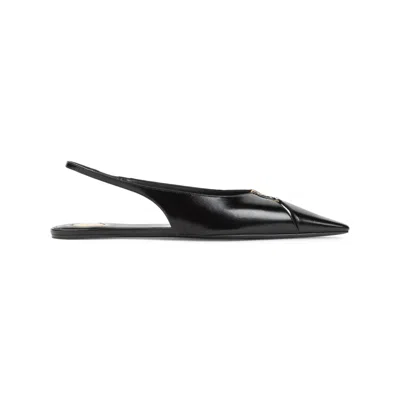SAINT LAURENT SAINT LAURENT BLACK LEATHER BABYLONE 00 SANDAL