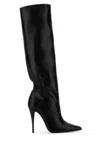 Saint Laurent Tess Boots In Black