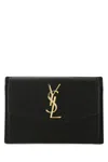 Saint Laurent Portacarte Uptown In Black