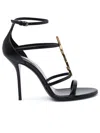 Saint Laurent Cassandra Sandals In Black