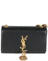 Saint Laurent Black Leather Grain De Poudre Small Kate Tassel (authentic Pre-loved)