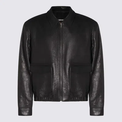 Saint Laurent Black Leather Jacket