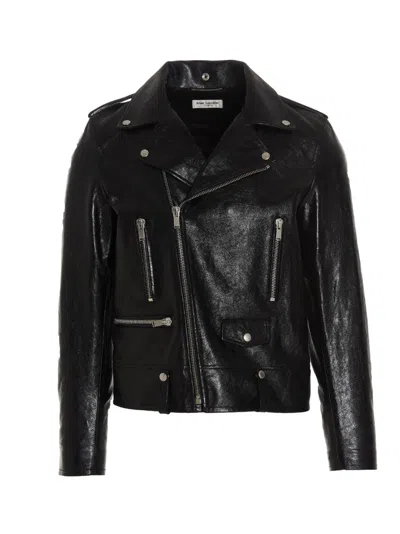SAINT LAURENT BLACK LEATHER JACKET