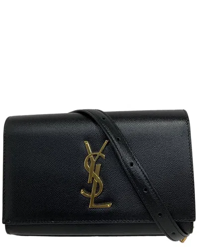 Saint Laurent Black Leather Kate Belt Bag (authentic Pre-loved)