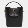 Saint Laurent Black Leather Le 37 Satchel In Black