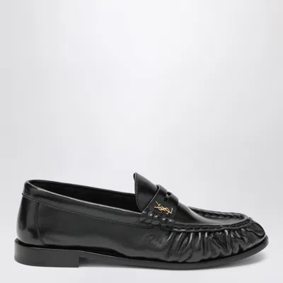 Saint Laurent Black Leather Le Loafers
