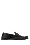 Saint Laurent Le Loafer Loafers In Polished Wrinkled Leather In Black