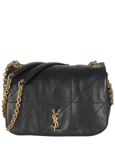 Saint Laurent Black Leather Matelasse Monogram Mini Jamie 4.3 (authentic Pre-  Loved)