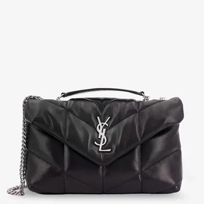 Saint Laurent Black Leather Mini Bag