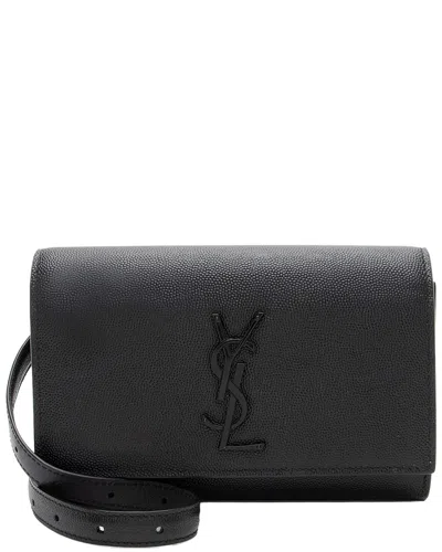 Saint Laurent Black Leather Monogram Kate Belt Bag (authentic Pre-loved)