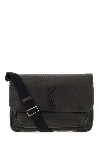 Saint Laurent Black Leather Niki Crossbody Bag