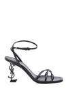 Saint Laurent Opyum Leather Sandals