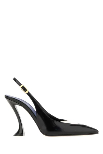 Saint Laurent Black Leather Pumps