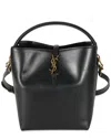 Saint Laurent Black Leather Shiny Le 37 Bucket Bag (authentic Pre-loved) In Black