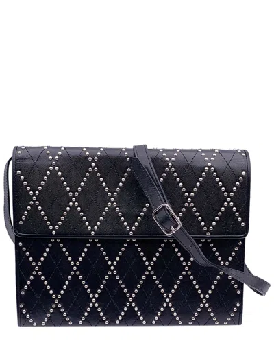 Saint Laurent Black Leather Shoulder Bag (authentic Pre-loved)