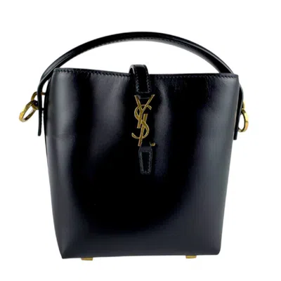 Pre-owned Saint Laurent Black Leather Shoulder Bag ()