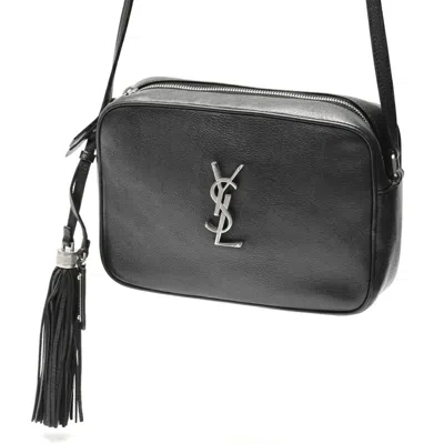 Pre-owned Saint Laurent Black Leather Shoulder Bag ()