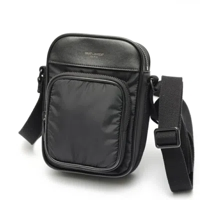 Pre-owned Saint Laurent Black Leather Shoulder Bag ()