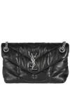 Saint Laurent Black Leather Small Loulou Puffer (authentic Pre-loved)