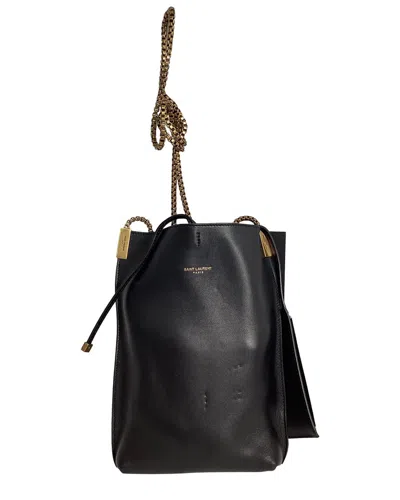Saint Laurent Black Leather Suzanne Mini Shoulder Bag (authentic Pre-loved)