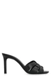 Saint Laurent Tribute Embossed Croc Mules