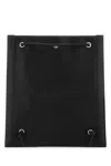 Saint Laurent Black Leather Universitã© Crossbody Bag In Black