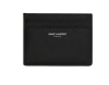 Saint Laurent Black Leather Cardholder