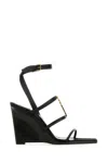 Saint Laurent Cassandra Espadrilles In Black