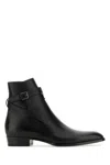 Saint Laurent Buckle-fastened Ankle Boots