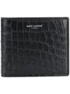 Saint Laurent Men's East/west Wallet In Nero/nero